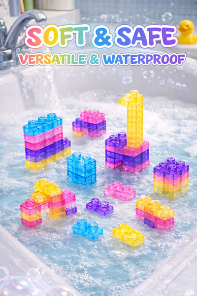 Gummy Blocks – Soft Building Blocks for Toddlers & Kids (40pc)